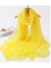 Chiffon Solid Color Fashion Scarf